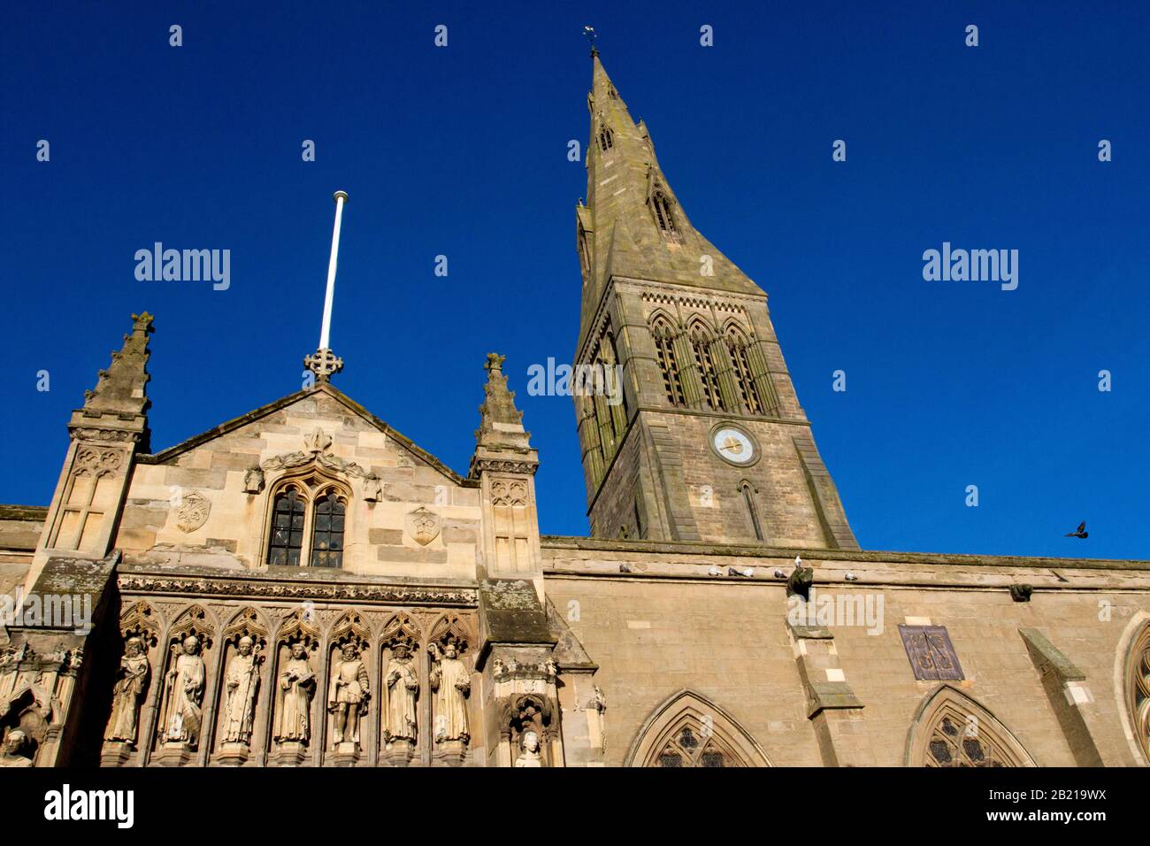 Cathédrale De Leicester Aka Église Cathédrale De Saint Martin, Leicester, Angleterre Banque D'Images