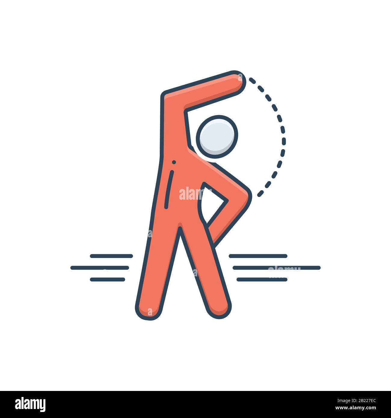 Icône d'exercice Illustration de Vecteur