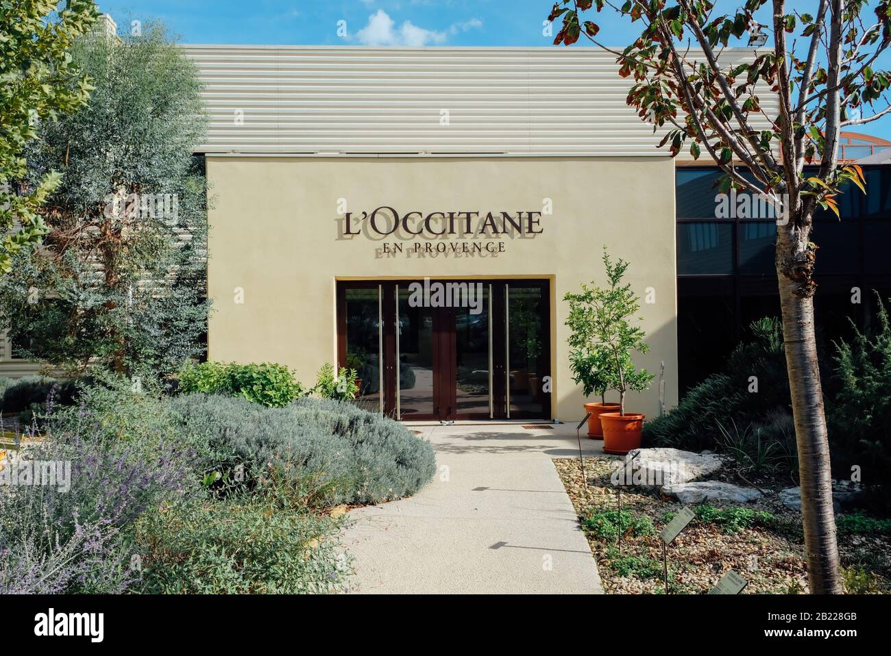 L'Occitane en Provence boutique du musée à Manosque Photo Stock - Alamy