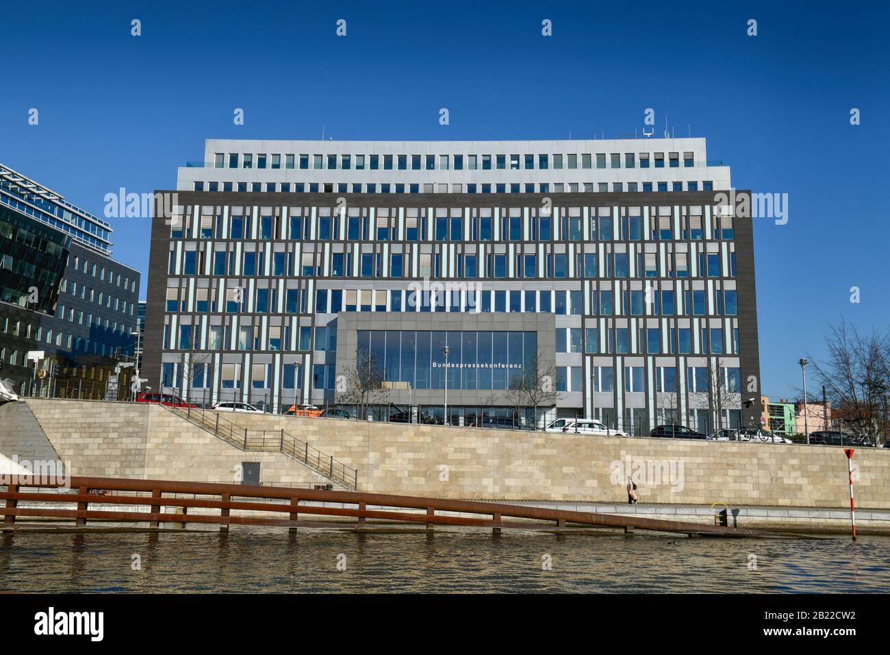 Haus der Bundespressekonferenz, Schiffbauerdamm, Mitte, Berlin, Deutschland Banque D'Images
