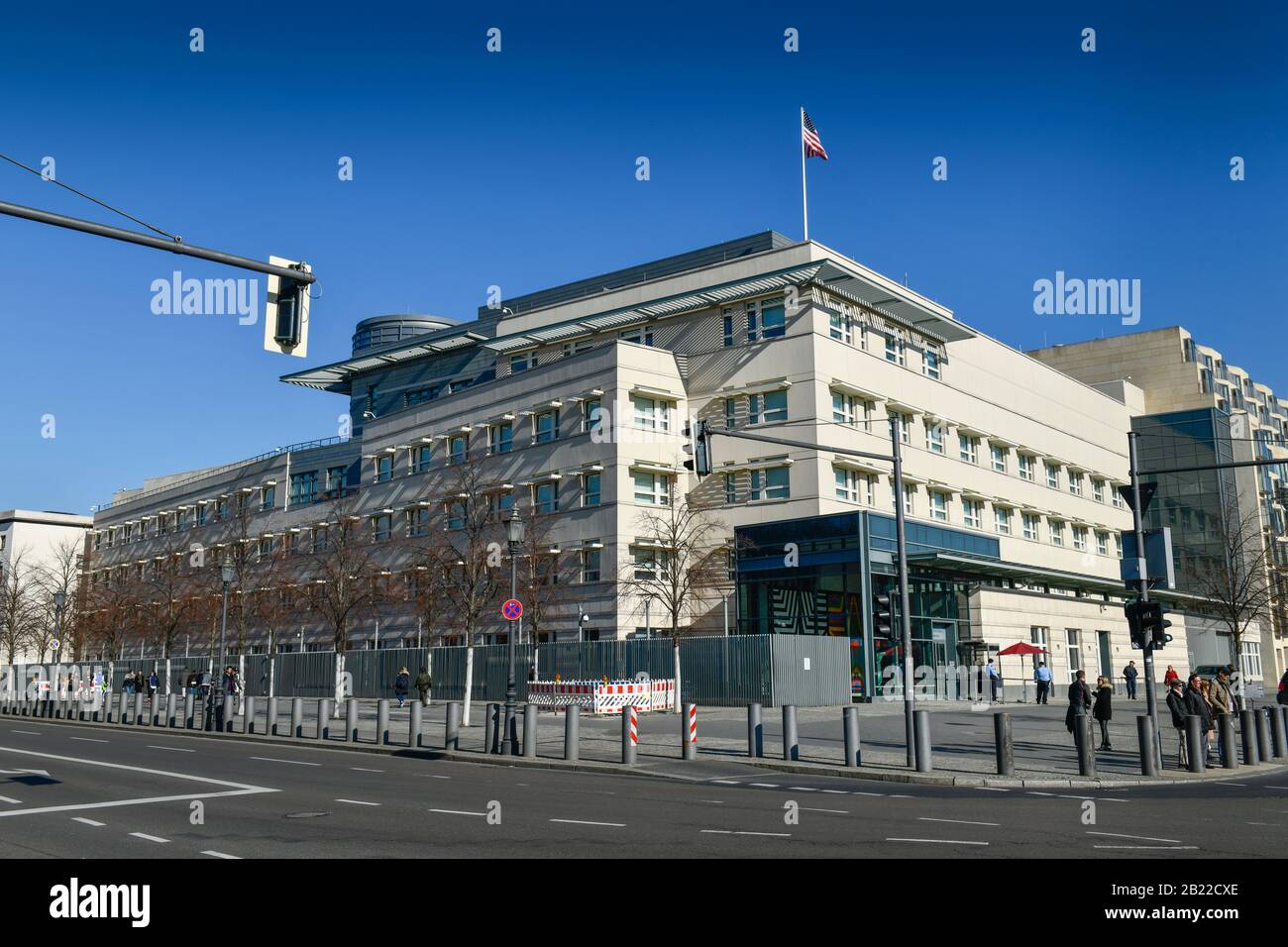 Botschaft Der Vereinigten Staaten Von Amerika, Ebertstraße, Mitte, Berlin, Deutschland Banque D'Images