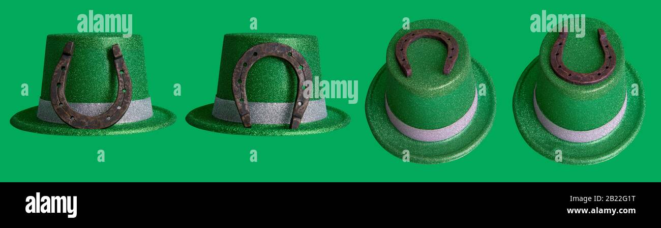 leprechaun chapeau cheval Banque D'Images