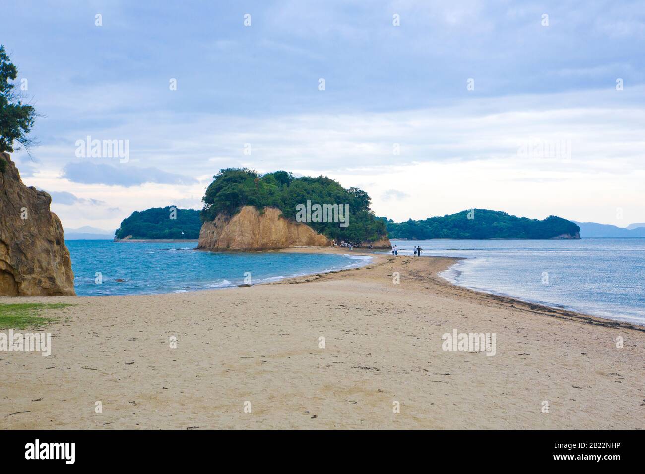 La route Angel , île de Shodoshima, Shikoku, Japon. Banque D'Images