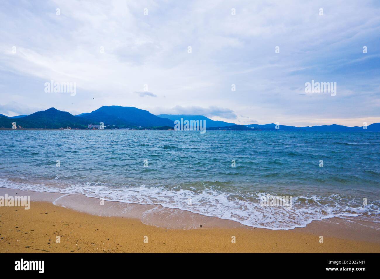 La route Angel , île de Shodoshima, Shikoku, Japon. Banque D'Images