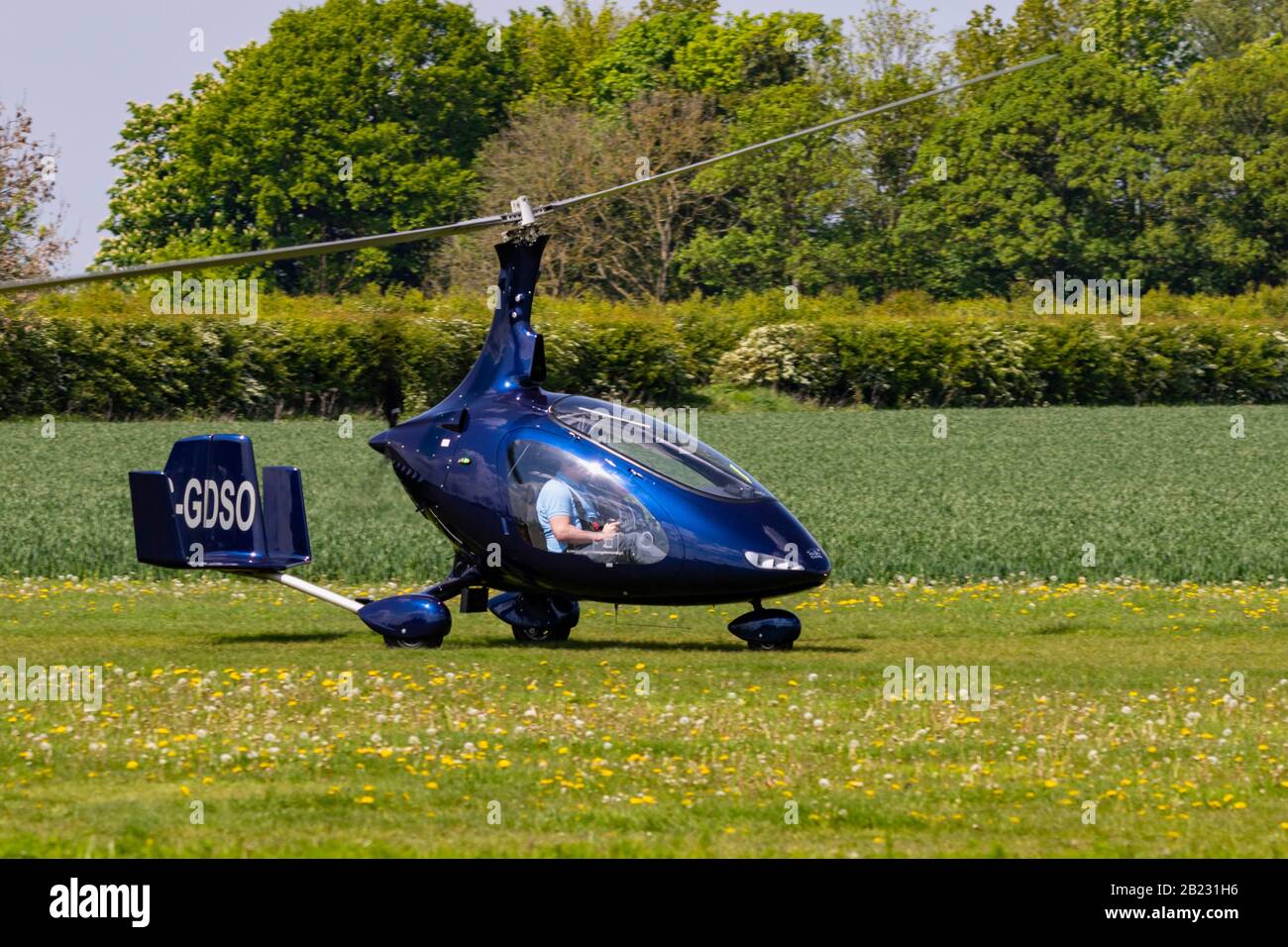 Rotorsport Cavalon UK G-GDSO Banque D'Images