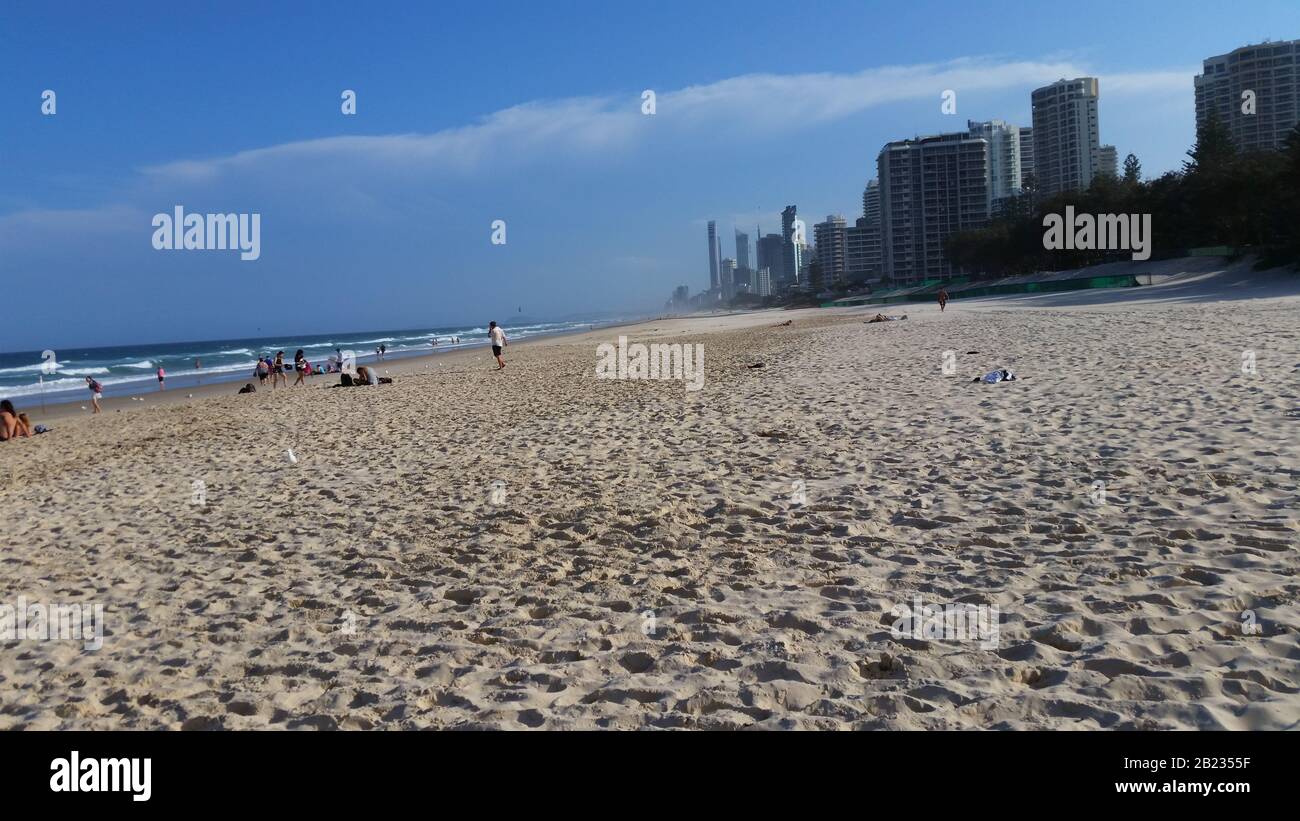 Plage de la Côte d'or Banque D'Images