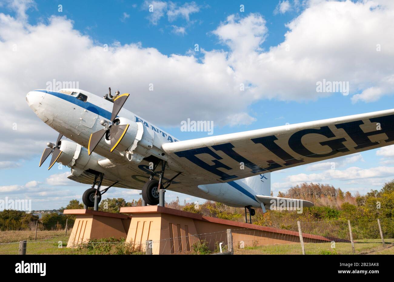 Flugzeige Museum - Fantasy Of Flight En Floride, Auburndale Banque D'Images
