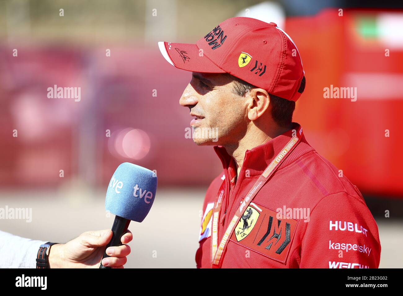 Marc Gene - ancien pilote de développement ferrari lors des tests pré-saison 2020, Barcelone (Espagne), Italie, 21 février 2020, championnat de Formule 1 de moteurs Banque D'Images