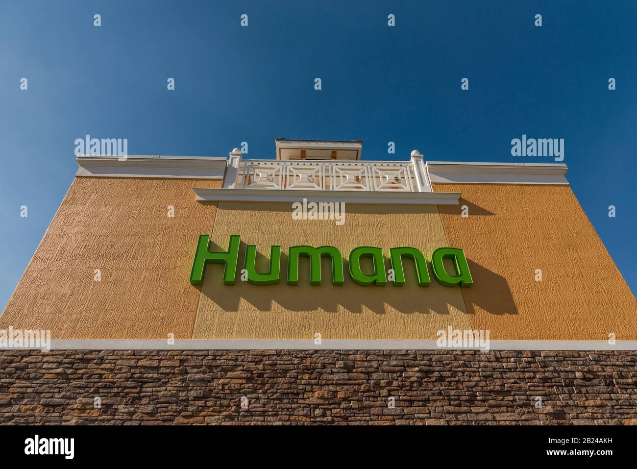 Humana compagnie américaine d'assurance maladie Banque D'Images