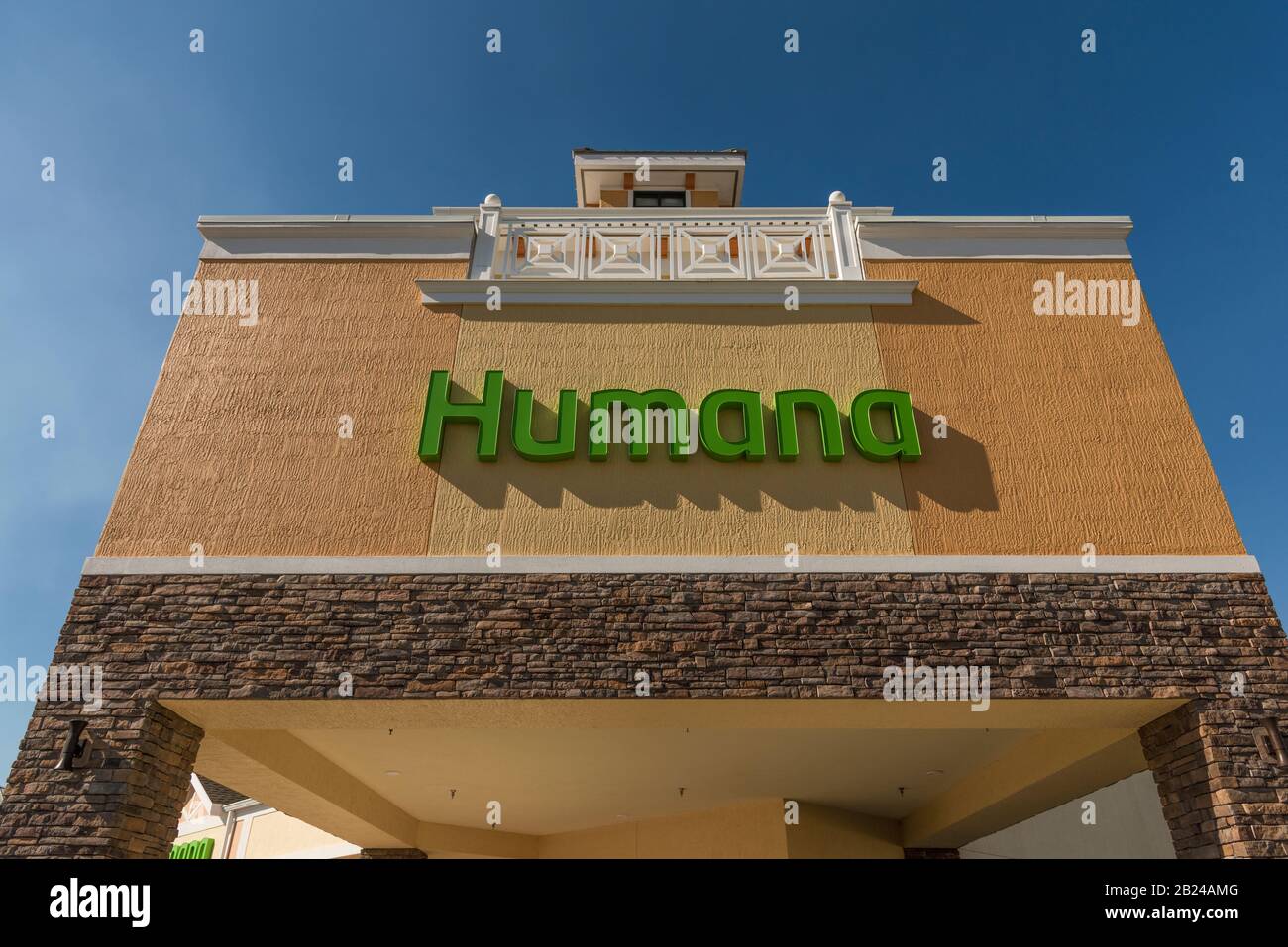Humana compagnie américaine d'assurance maladie Banque D'Images