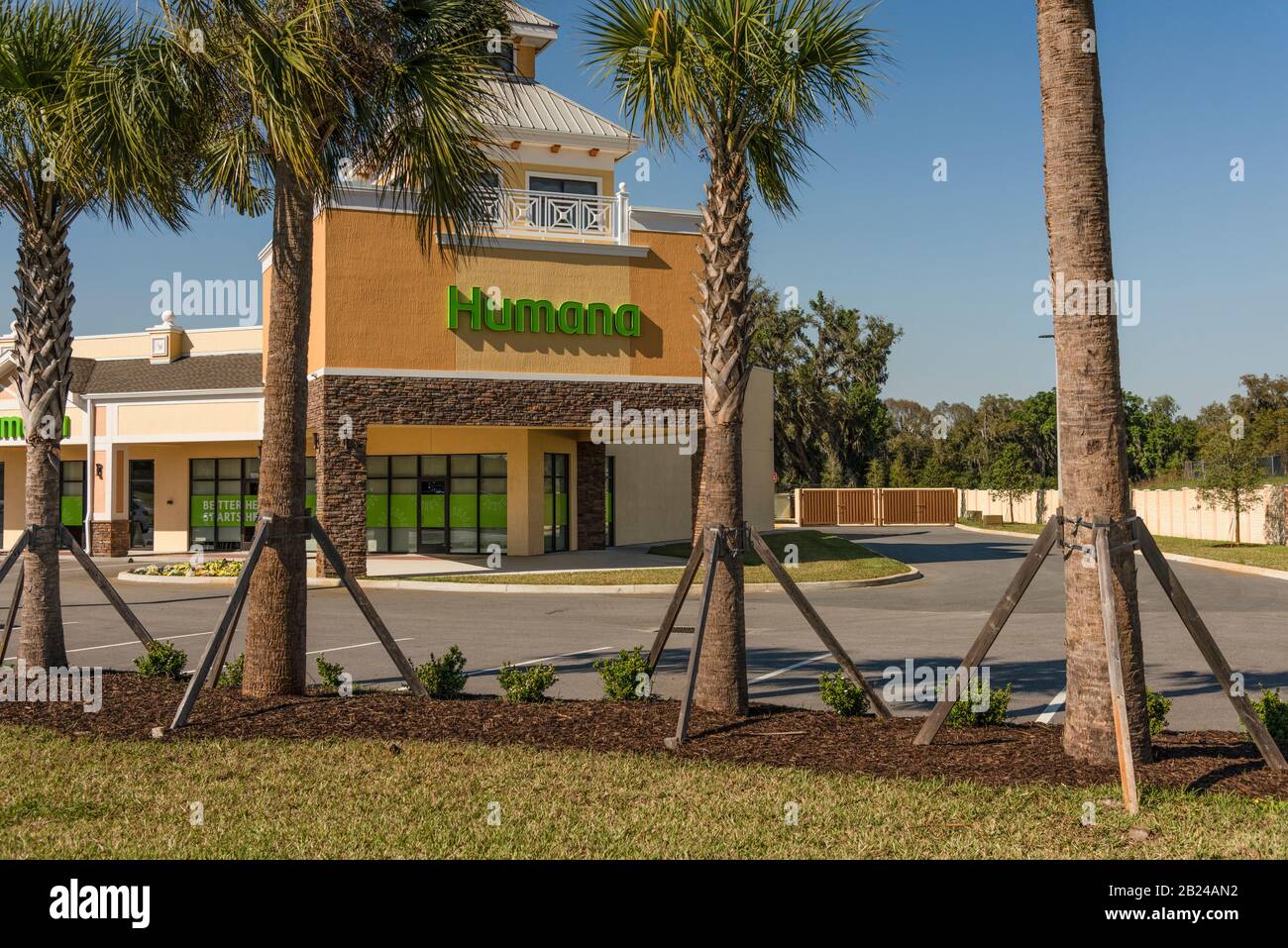 Humana compagnie américaine d'assurance maladie Banque D'Images