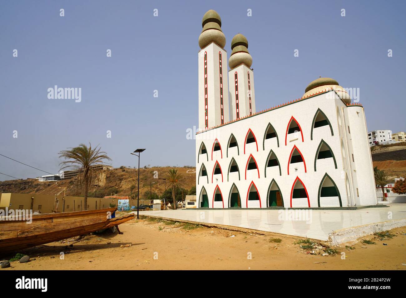 La Mosquée de la Divinité, Dakar, Sénégal Banque D'Images