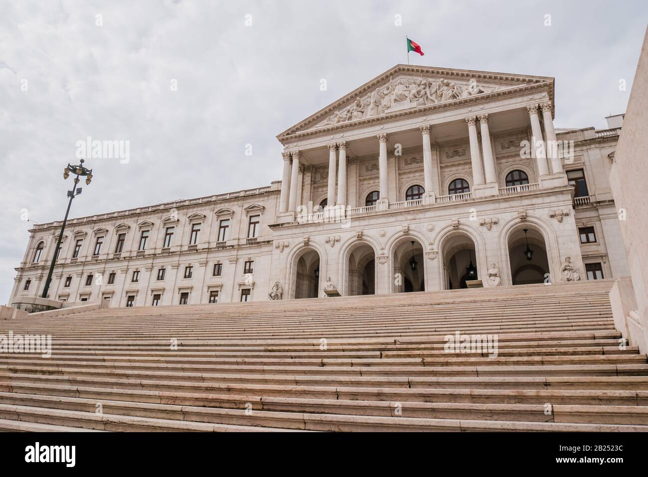 Le palais de São Bento à Lisbonne est le siège de l'Assemblée de la République portugaise, le parlement du Portugal. Construit à l'origine en 1598, São Ben Banque D'Images