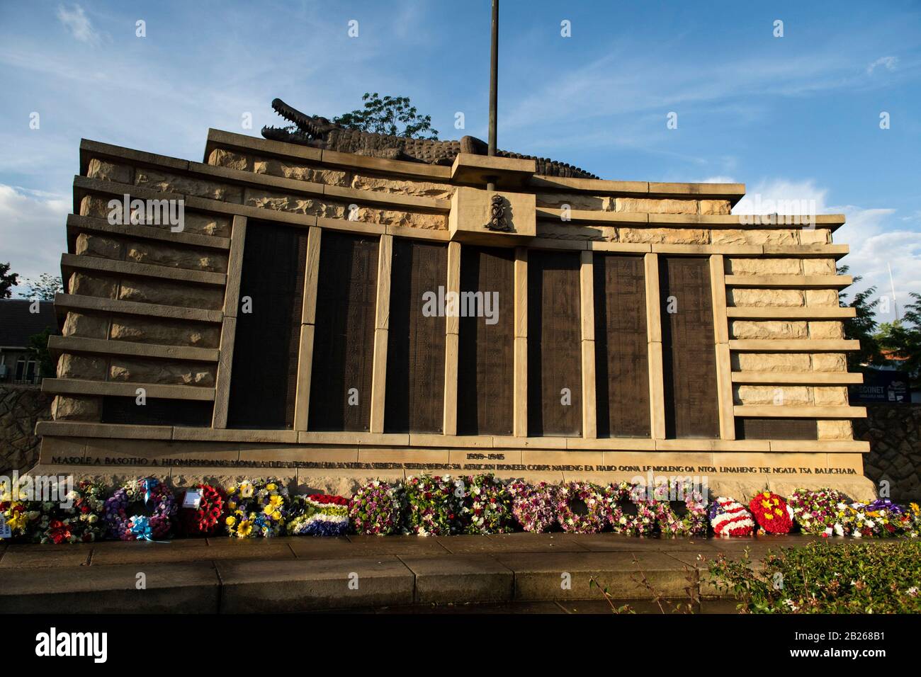 Mémorial De Guerre, Maseru, Lesotho Banque D'Images