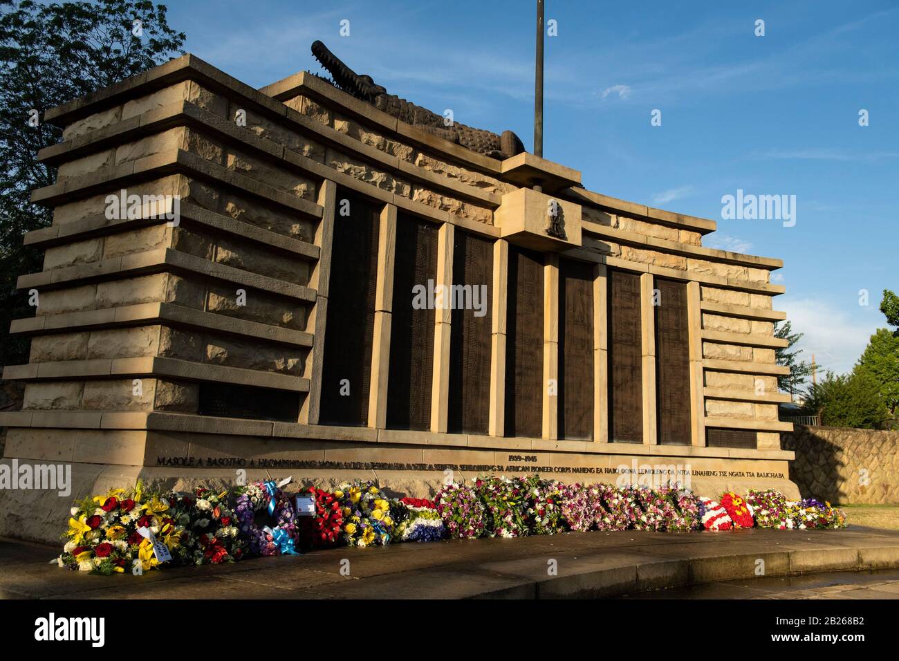 Mémorial De Guerre, Maseru, Lesotho Banque D'Images