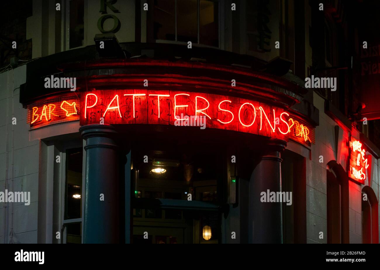 Pattersons Bar et club de musique à Liverpool Banque D'Images