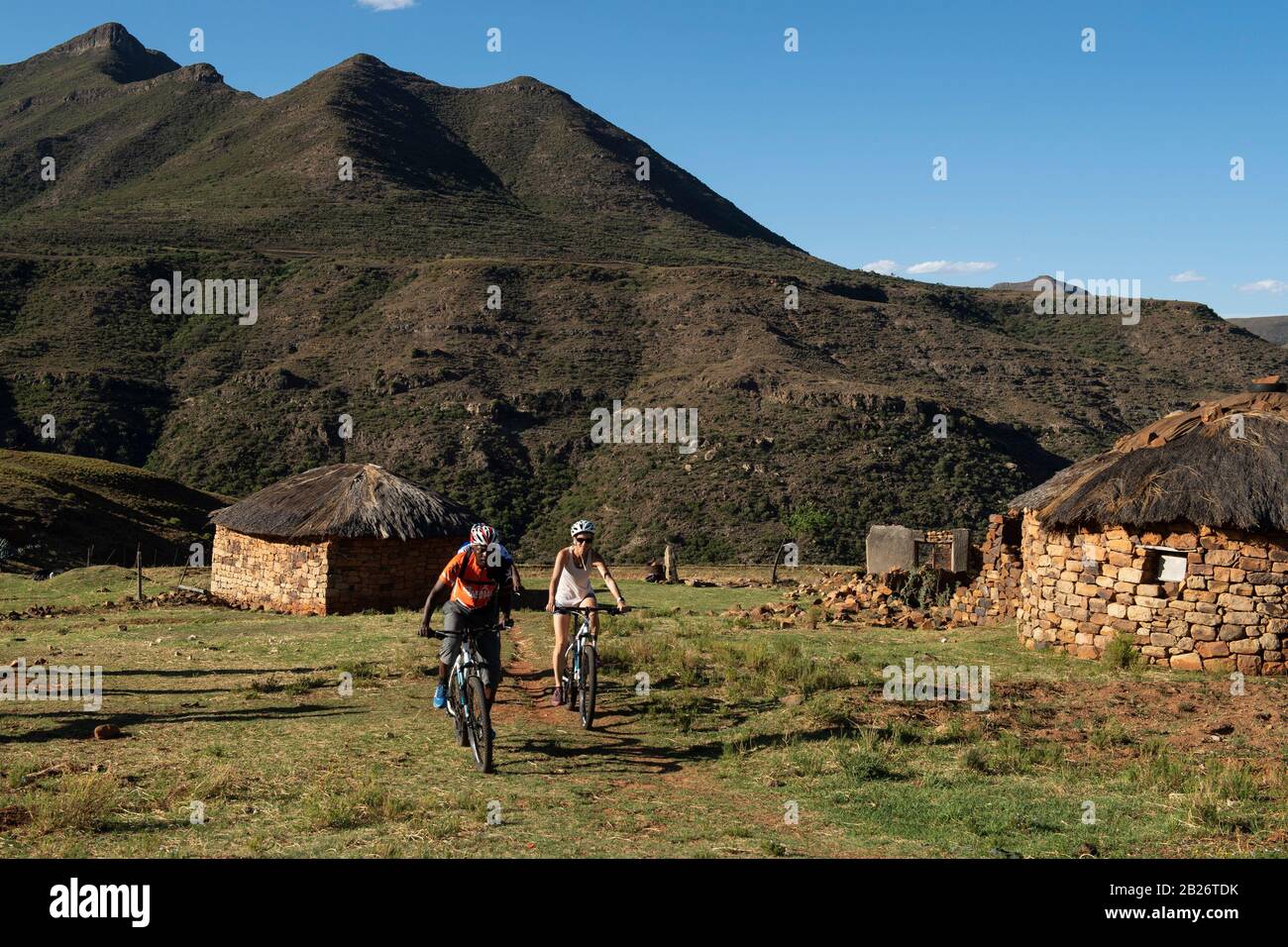 Vtt, Malealea, Lesotho Banque D'Images