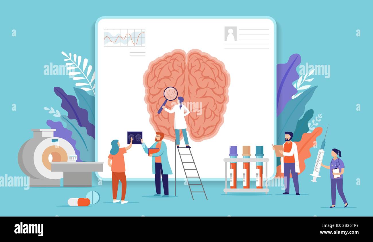 Chercheur scientifique. Laboratoire scientifique, scientifiques en chimie et laboratoire clinique. Articles de recherche médicale, expériences de laboratoires de sciences cliniques Illustration de Vecteur