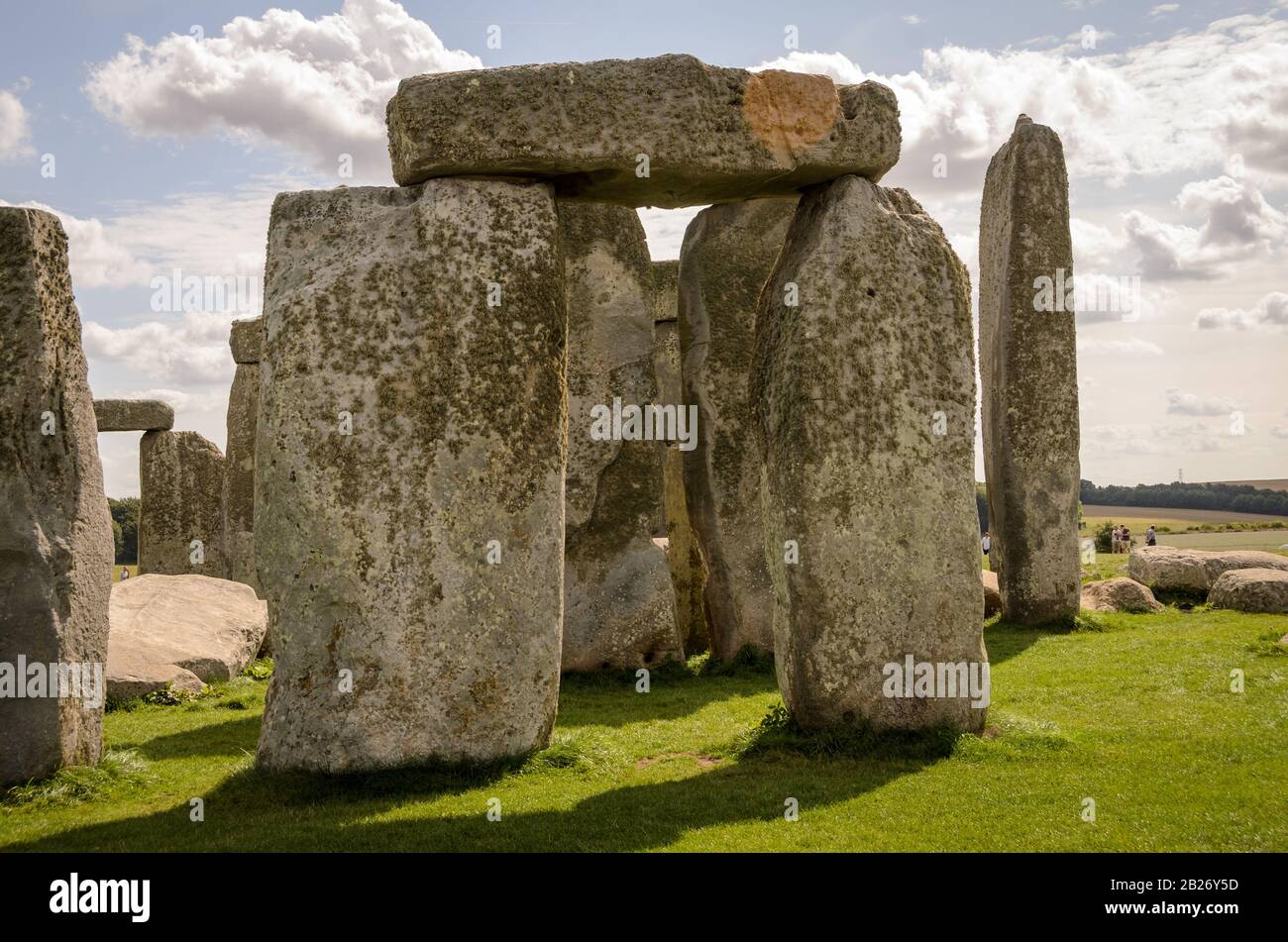 Stonehenge lors d'une journée d'été Banque D'Images