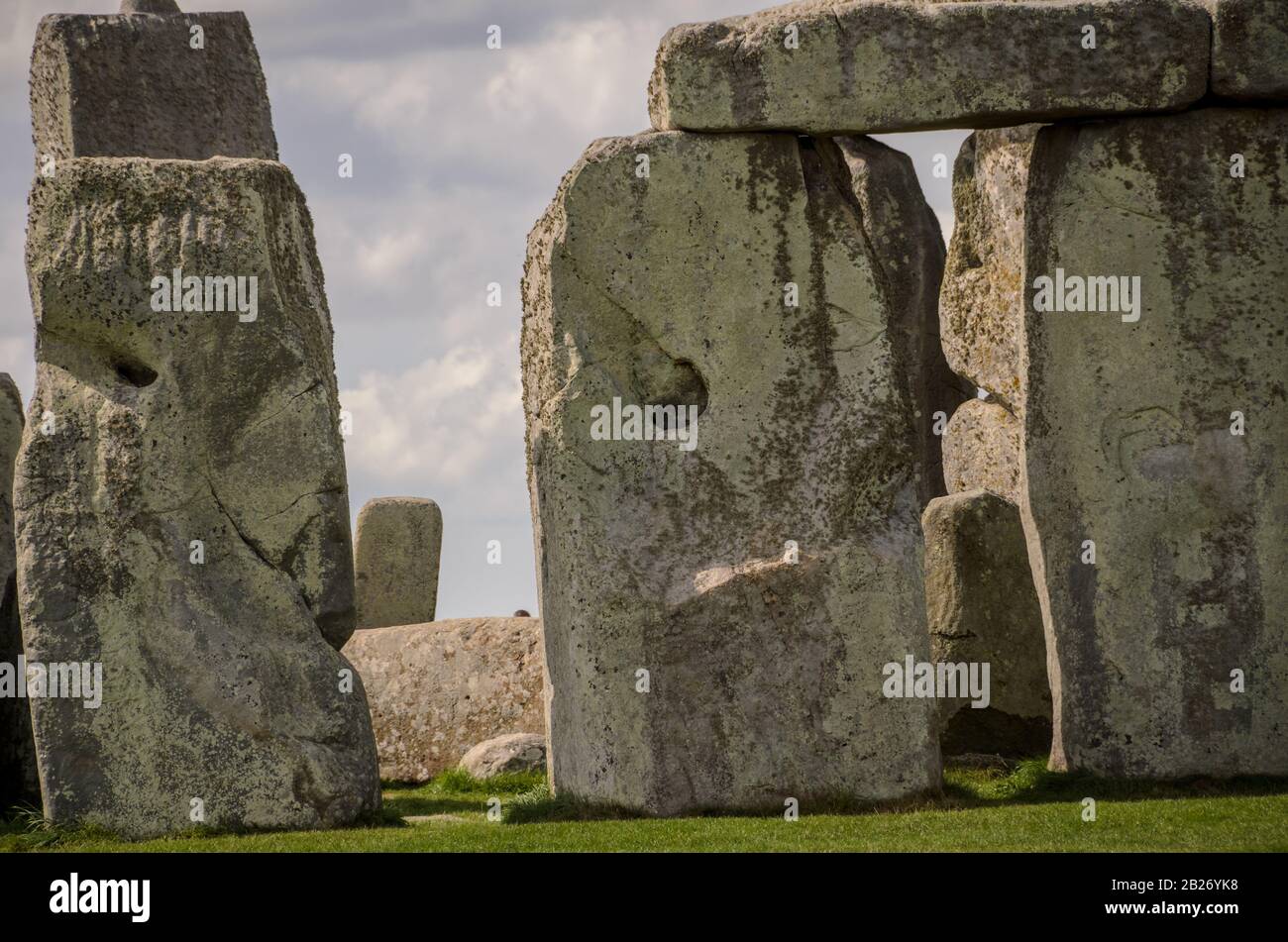 Stonehenge lors d'une journée d'été Banque D'Images