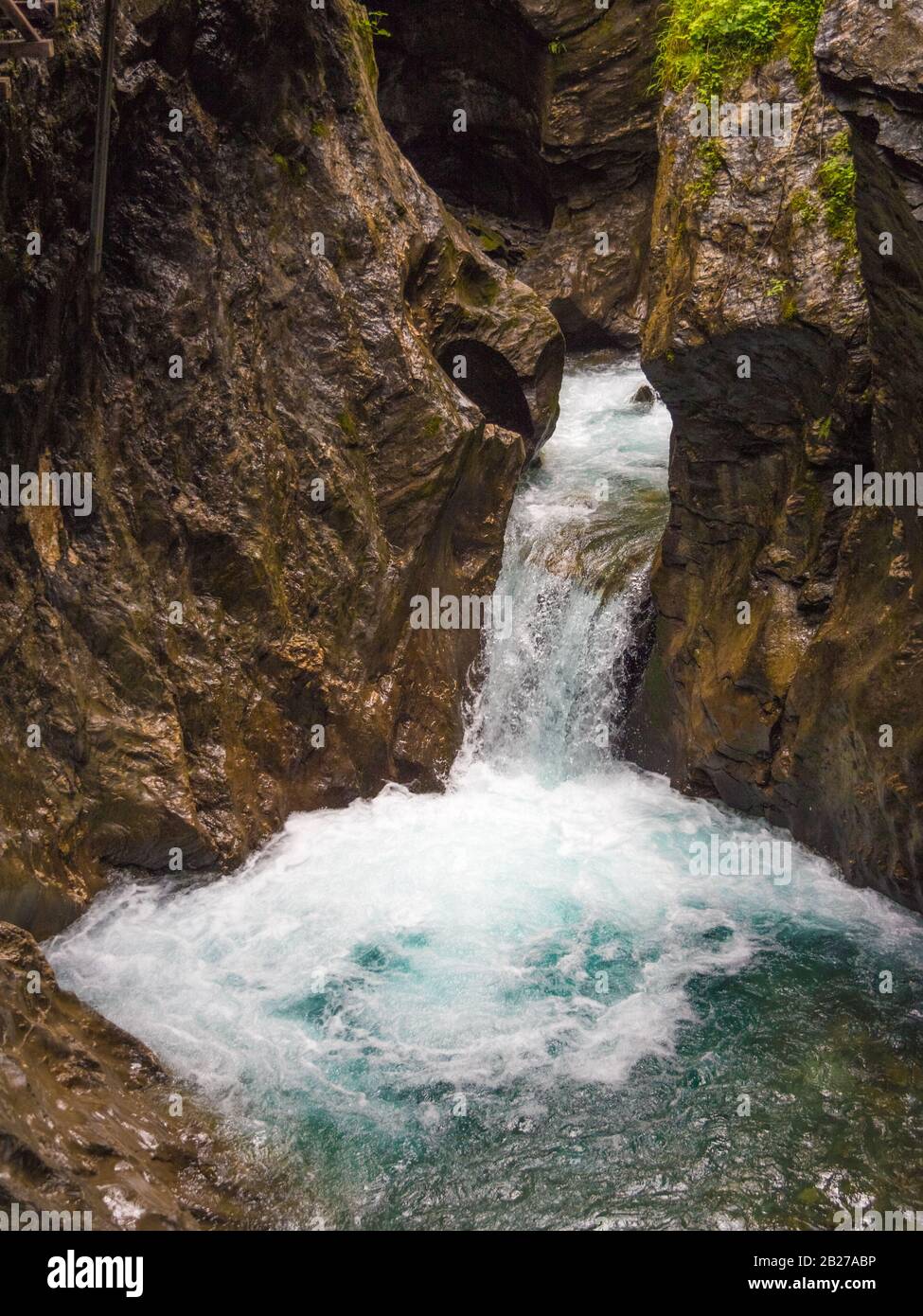 Sigmund Thun Klamm - un beau canyon près de Kaprun, Autriche Banque D'Images
