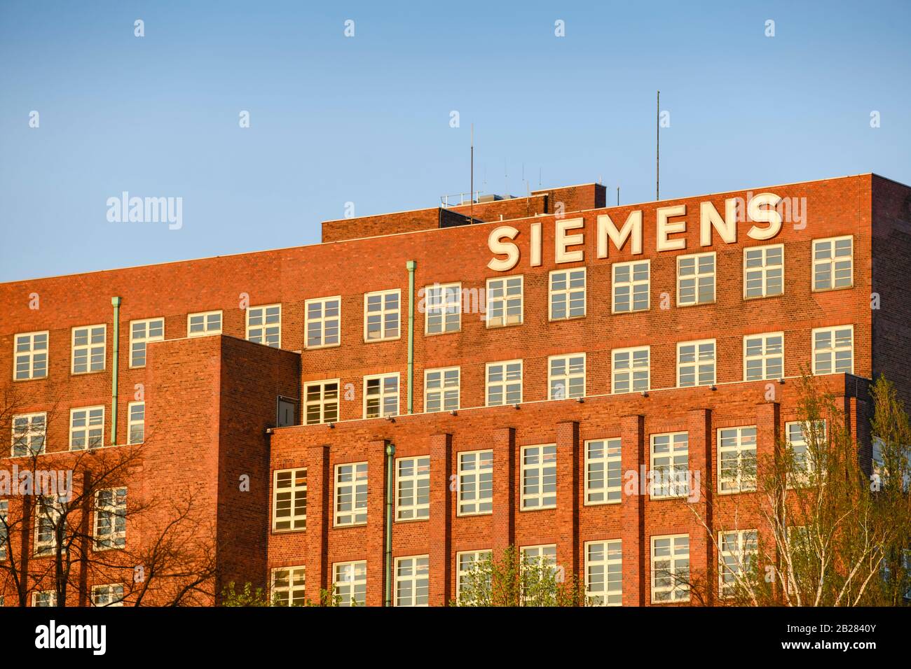Siemens AG Schaltwerk, Nonnendammallee, Siemensstadt, Spandau, Berlin, Deutschland Banque D'Images