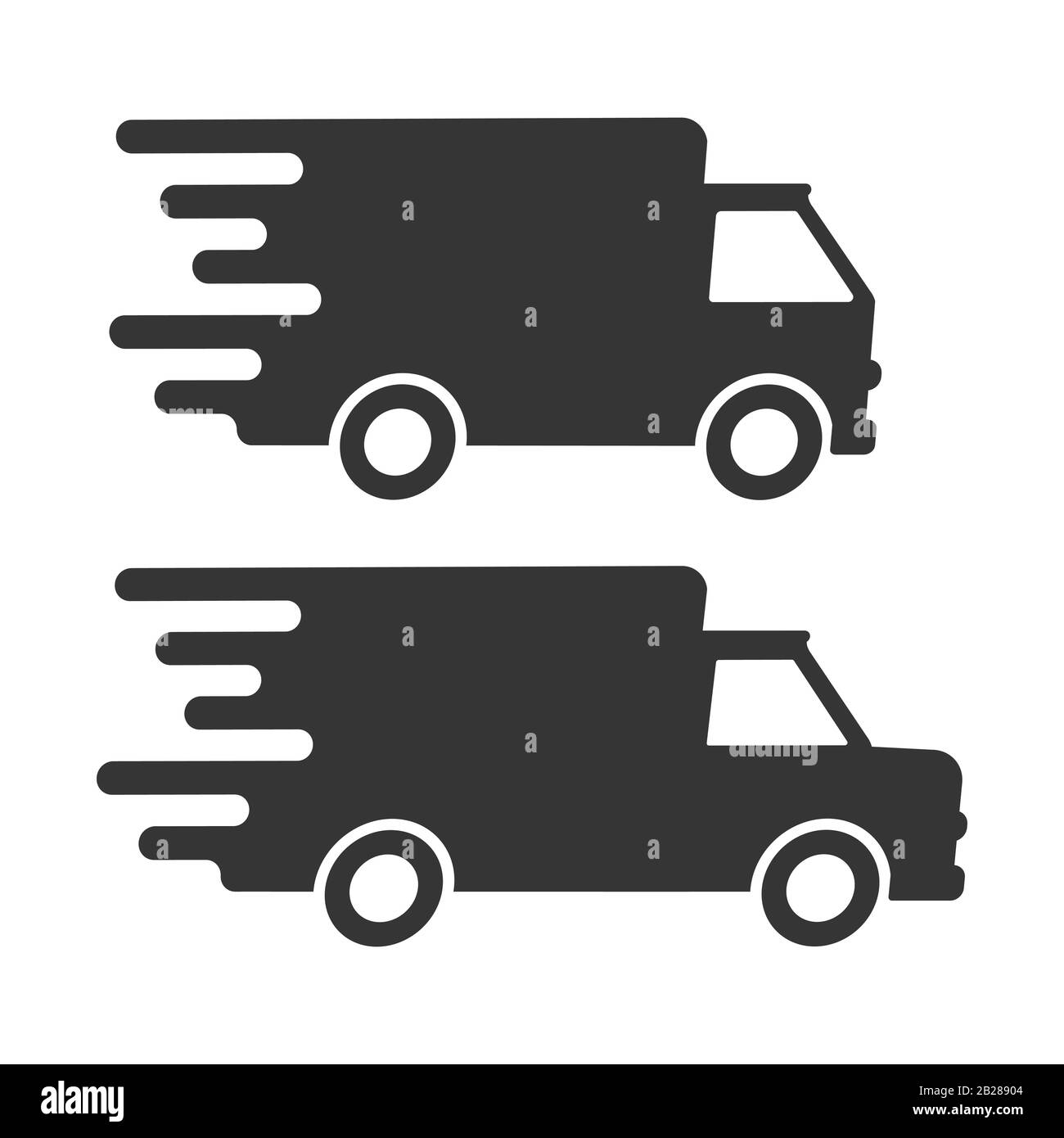 Icône de livraison rapide du chariot. Illustration vectorielle Illustration de Vecteur