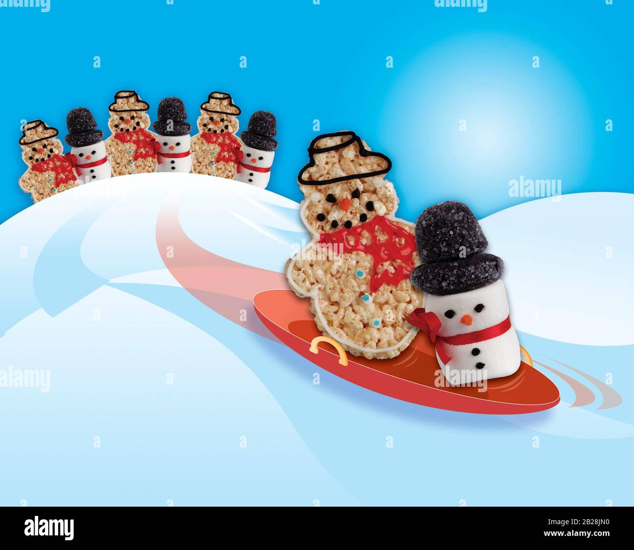 Cookies D'Hiver Et Bonbons Banque D'Images