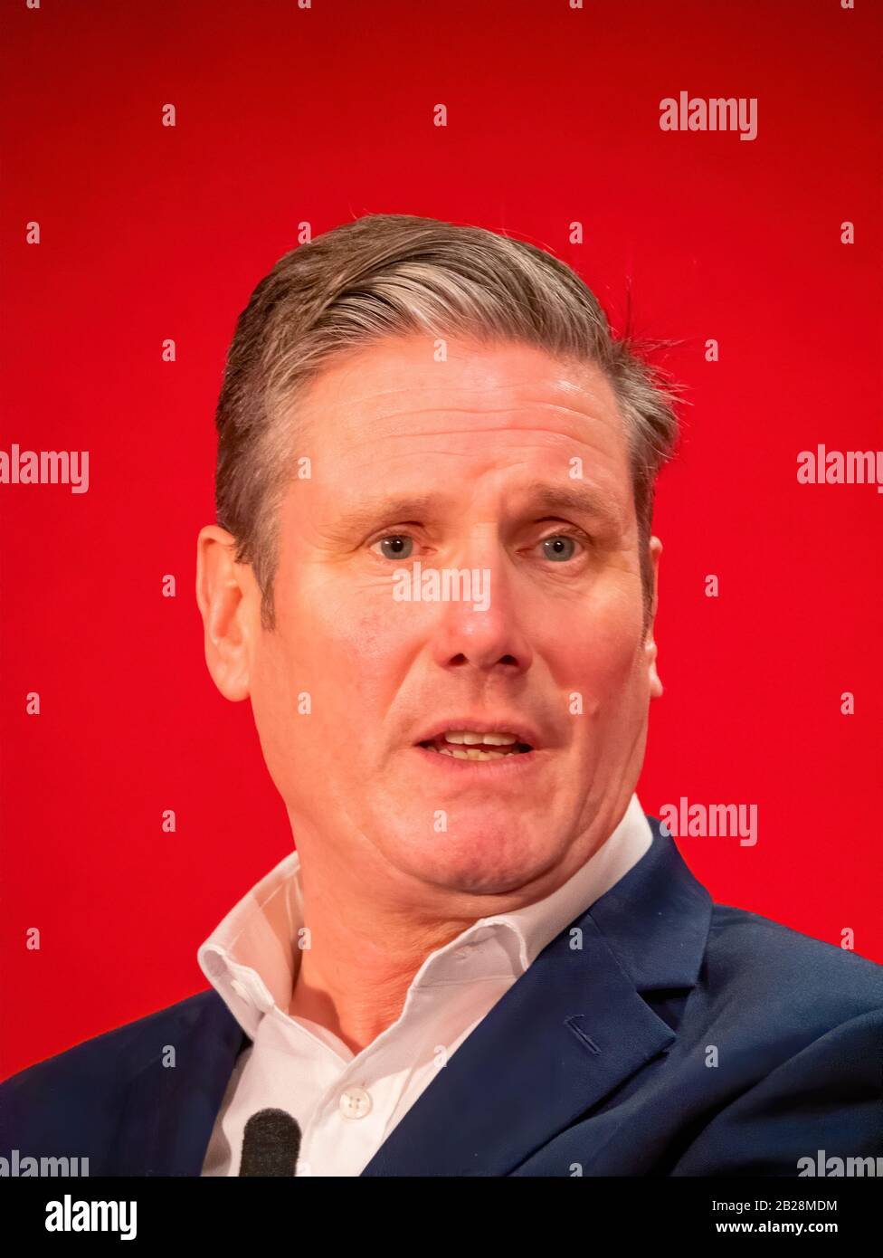 Le député travailliste de Keir Starmer, membre du Parlement pour Holborn et le secrétaire d'État de St Pancras Shadow, a Quitté l'Union européenne pour le chef du Parti travailliste Banque D'Images