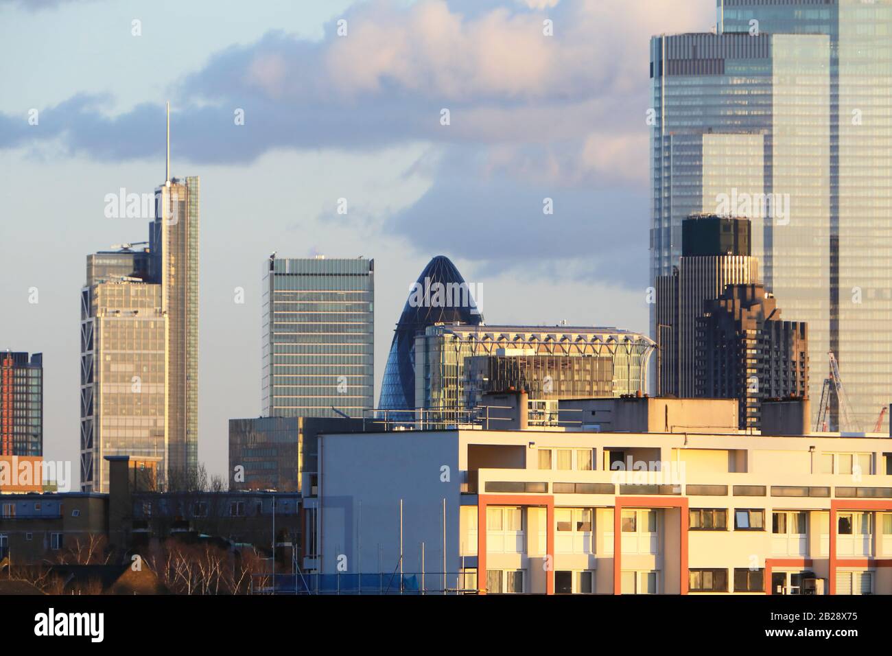 Le nouveau gratte-ciel le plus haut de Londres au 22 Bishopsgate, connu sous le nom de Twentytwo, en Angleterre, au Royaume-Uni Banque D'Images