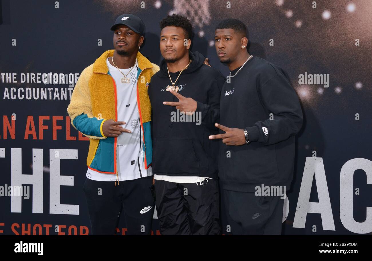 Los Angeles, États-Unis. 01 mars 2020. Amani Oruwariye 076 assister à la première de Warner Bros Pictures ' Le Retour ' à Regal LA Live le 01 mars 2020 à Los Angeles, Californie. Crédit: Tsuni/Usa/Alay Live News Banque D'Images