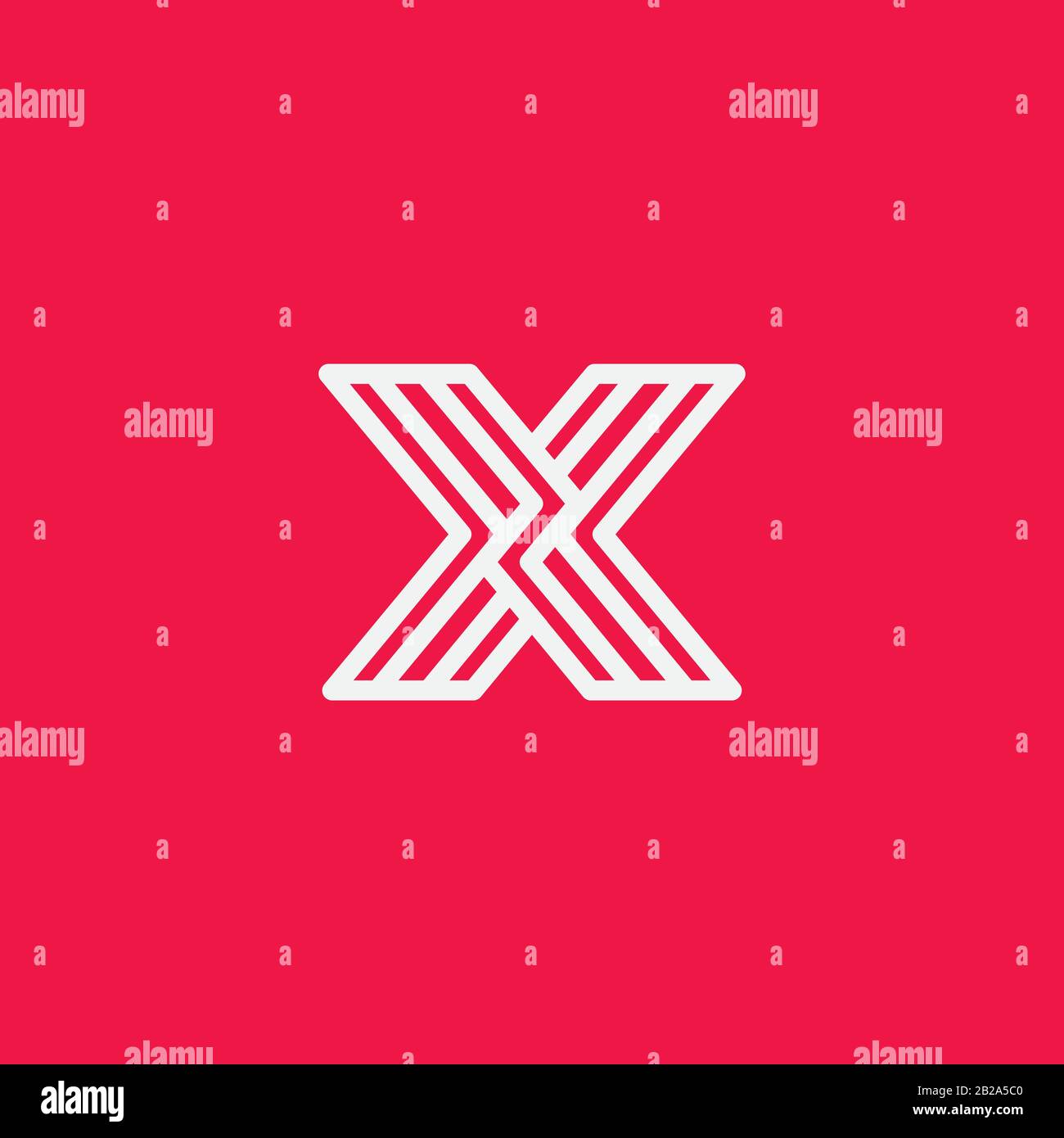 Logo X, logo lettre X , logo initial x. Logo moderne x Illustration de Vecteur
