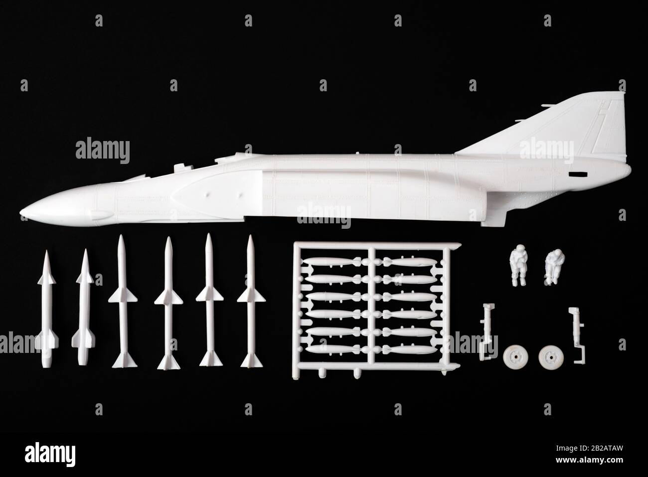 Kit de modèle en plastique F4 Phantom à échelle 1/72 de Frog Banque D'Images