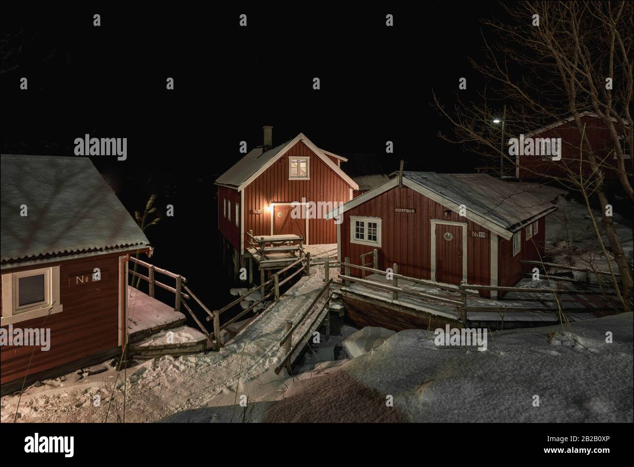Austerøya, Svolvær, Lofoten, Norvège Banque D'Images