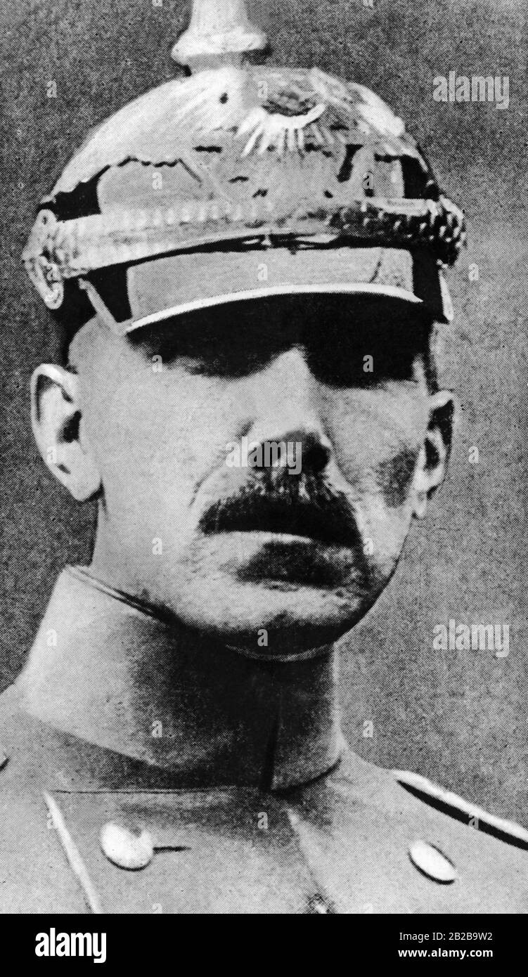 Portrait de Franz von Papen, plus tard chancelier de Reich et politicien du NSDAP. Ici von Papen est actuellement à Washington comme attache militaire. Banque D'Images