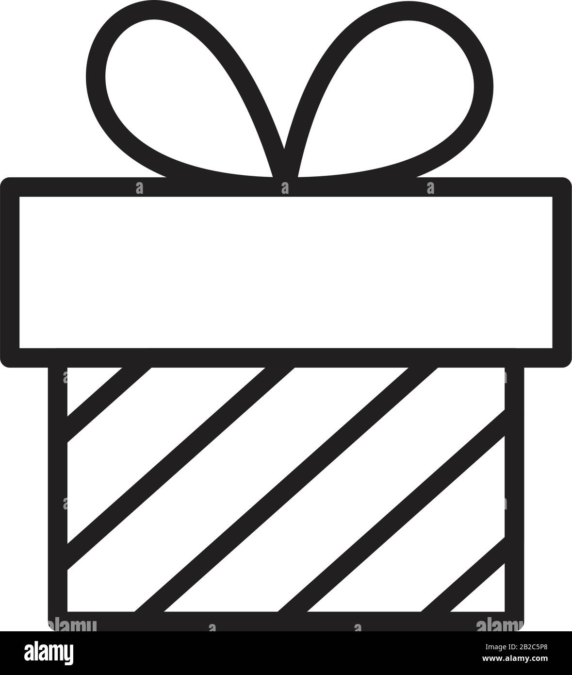 Gift box icon Banque de photographies et d'images à haute résolution - Alamy
