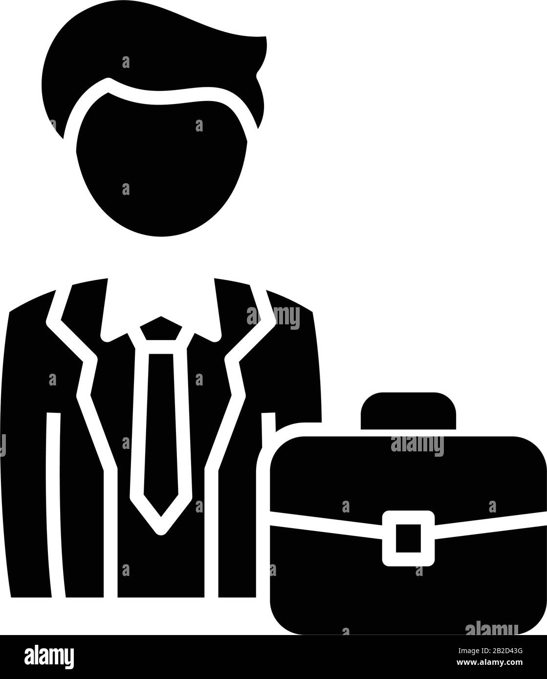 Icône noire avocat, illustration du concept, symbole plat vectoriel, signe glyphe. Illustration de Vecteur