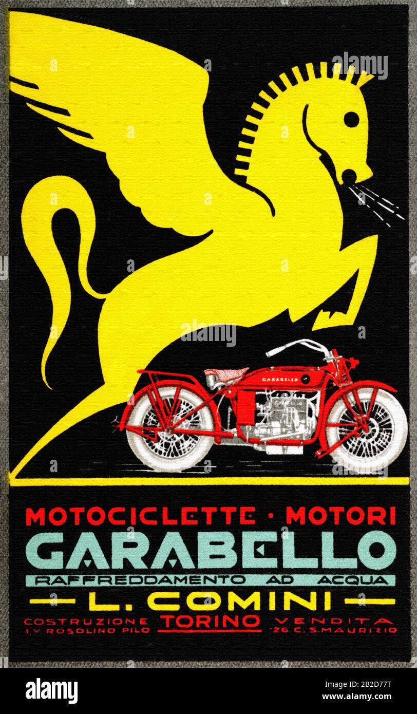 Motociclette Garabello Banque D'Images
