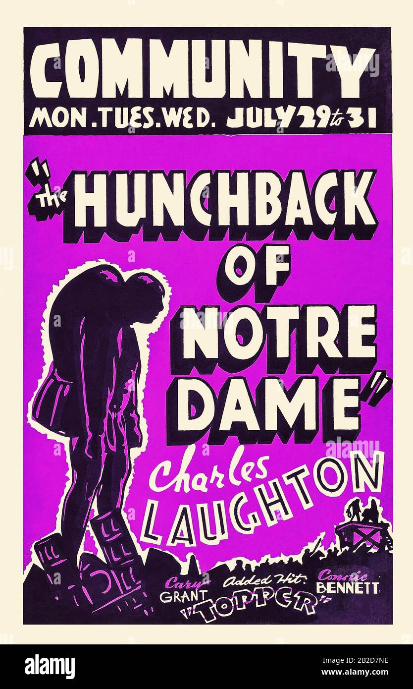 Carte Hunchback De La Fenêtre Notre Dame Banque D'Images