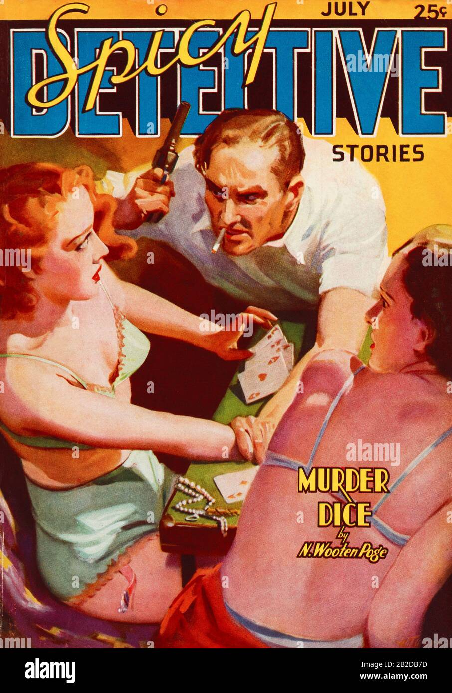 Meurtre Dice Banque D'Images