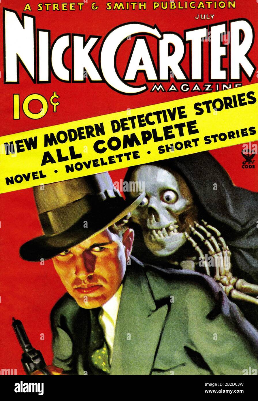 Nick Carter Magazine Banque D'Images