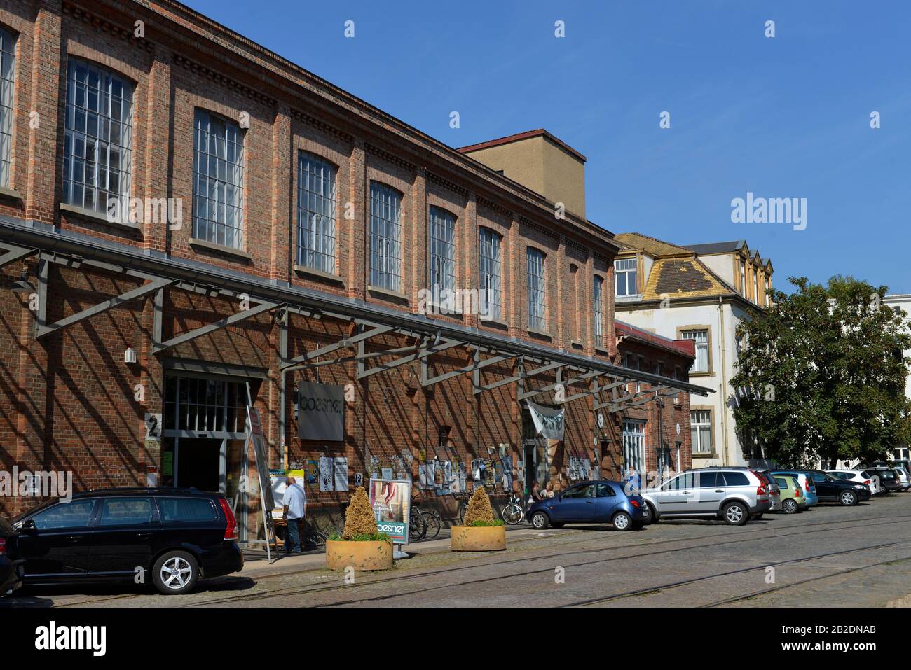 Halle 2, Baumwollspinnerei, Leipzig, Saxe, Allemagne Banque D'Images