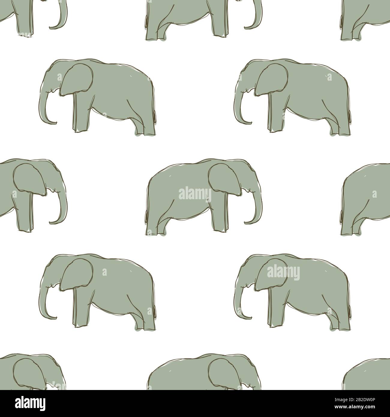 Éléphants vectoriels modèle sans couture arrière-plan. Illustration de Vecteur