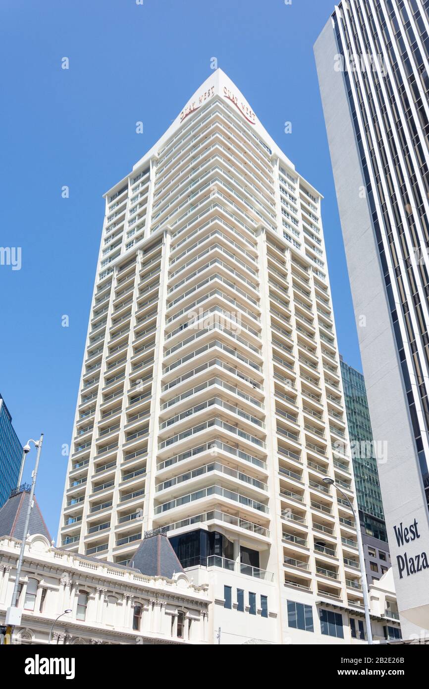 Immeuble D'Appartements Quay West À Albert Street, Auckland City Centre, Auckland, Région D'Auckland, Nouvelle-Zélande Banque D'Images