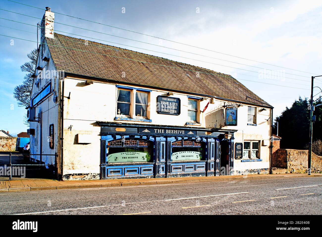 The Beehive Pub, Fishburn, Comté De Durham, Angleterre Banque D'Images