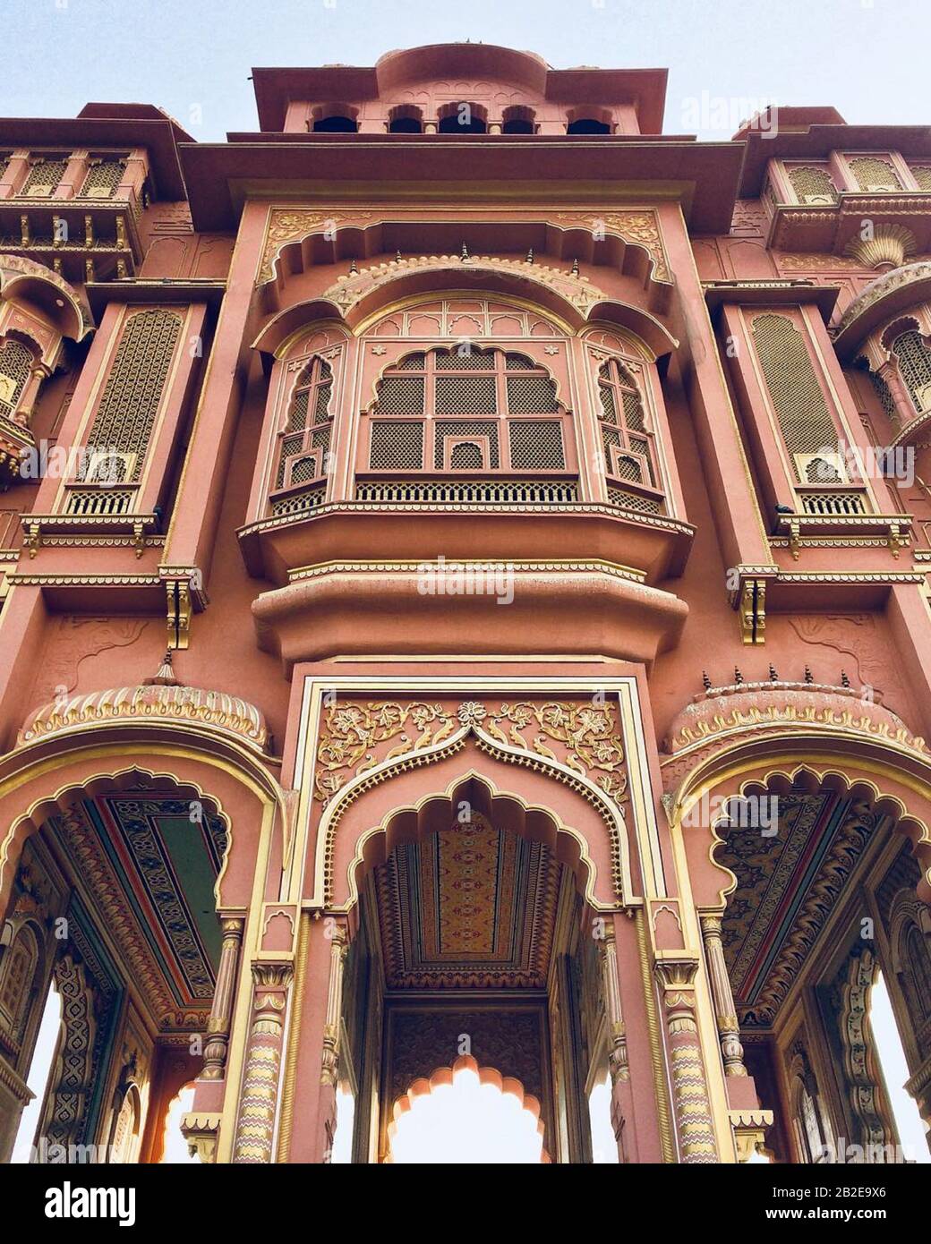 Porte de Patrika dans la ville rose de l'Inde Banque D'Images