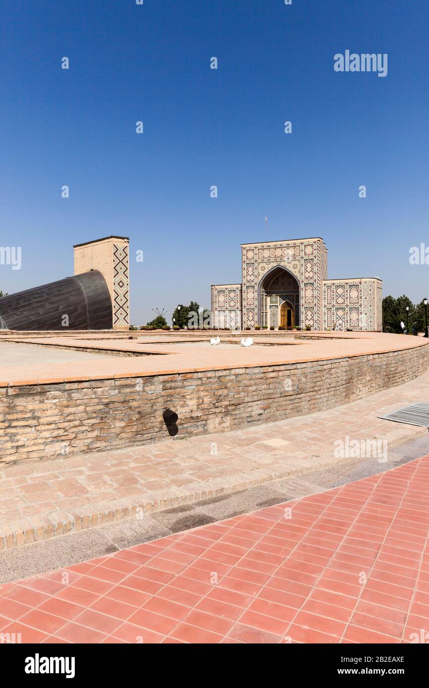 Observatoire d'Ulugbek, Observatoire d'Ulugh Beg, Observatoire d'Ulugh-Beg, Samarkand, Ouzbékistan, Asie centrale, Asie Banque D'Images