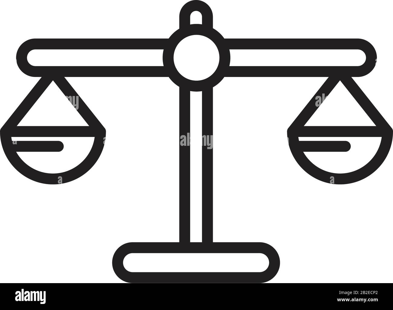 modèle de logo scale icon exclusif inspiré Illustration de Vecteur