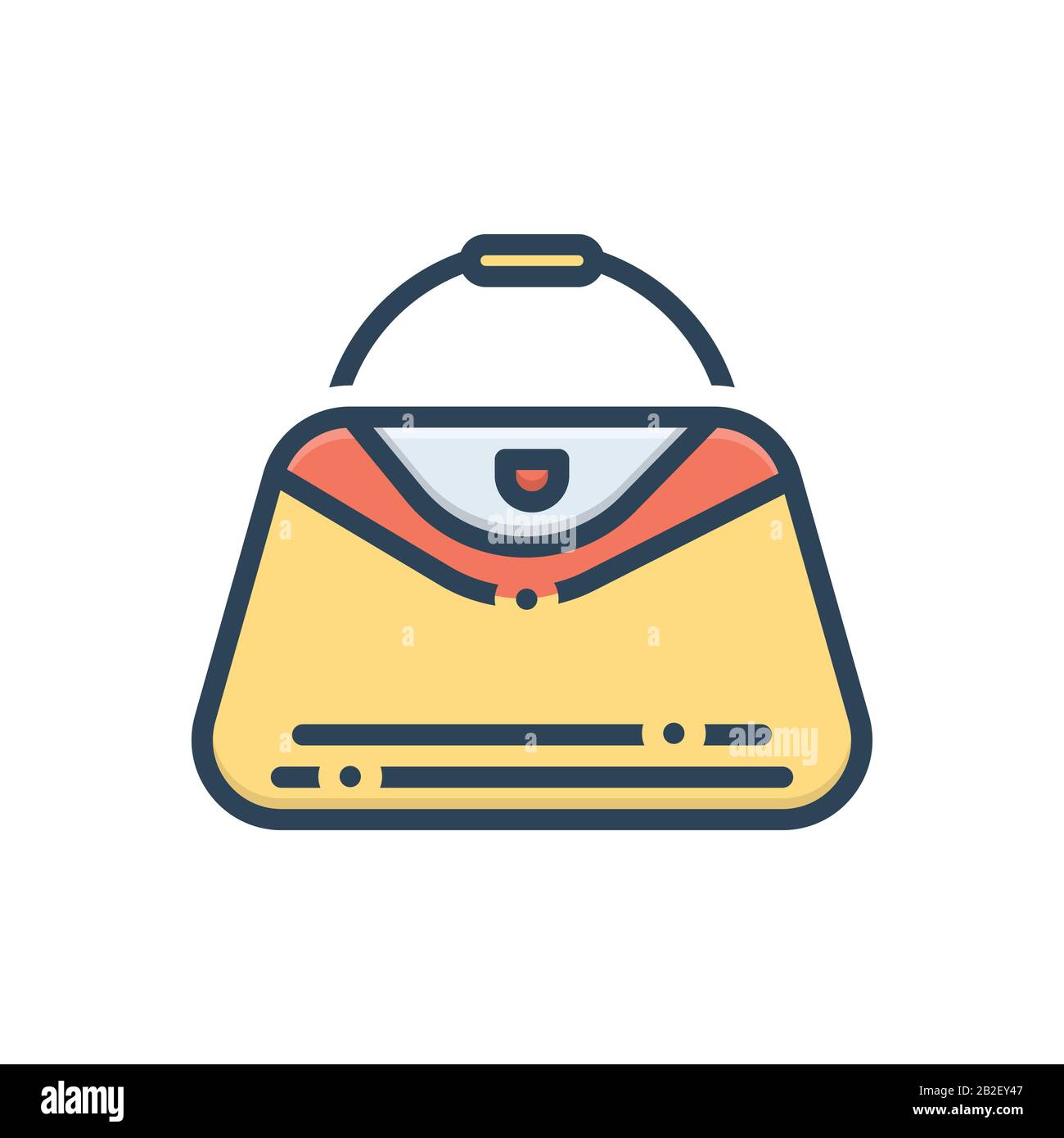 Icône pour sacs à main, sac Illustration de Vecteur