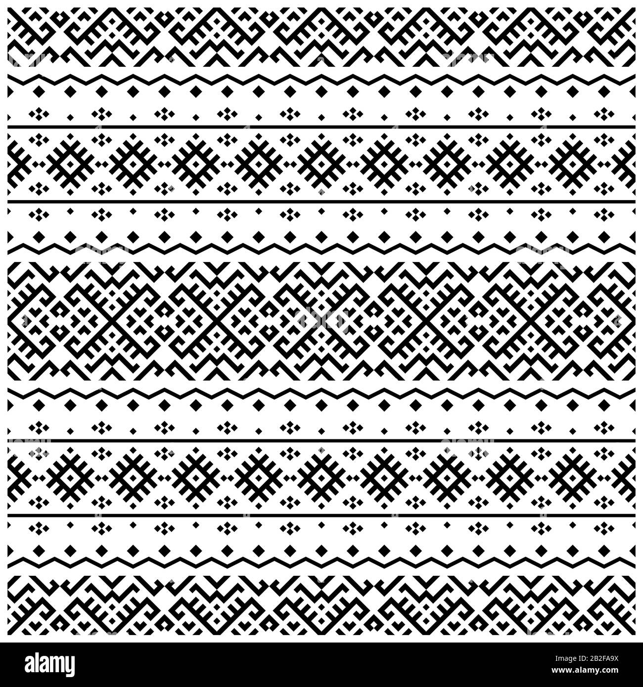 abstrait, africain, américain, art, aztec, fond, batik, noir, boho, chevron, culture, décor, décoration, design, sans fin, ethnique, tissu, mode Banque D'Images